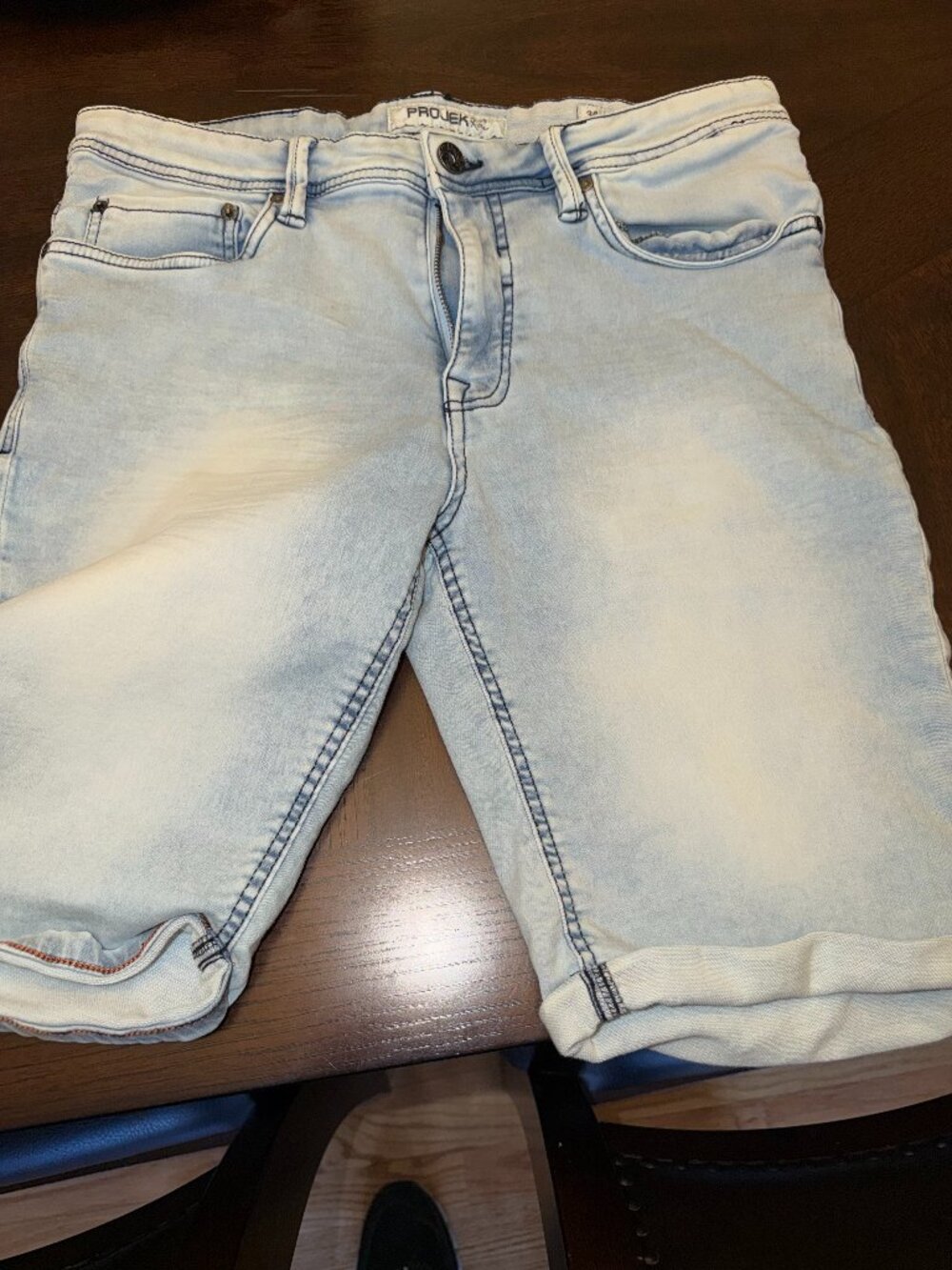 Mens Projek Raw Jean Shorts - Size 34
